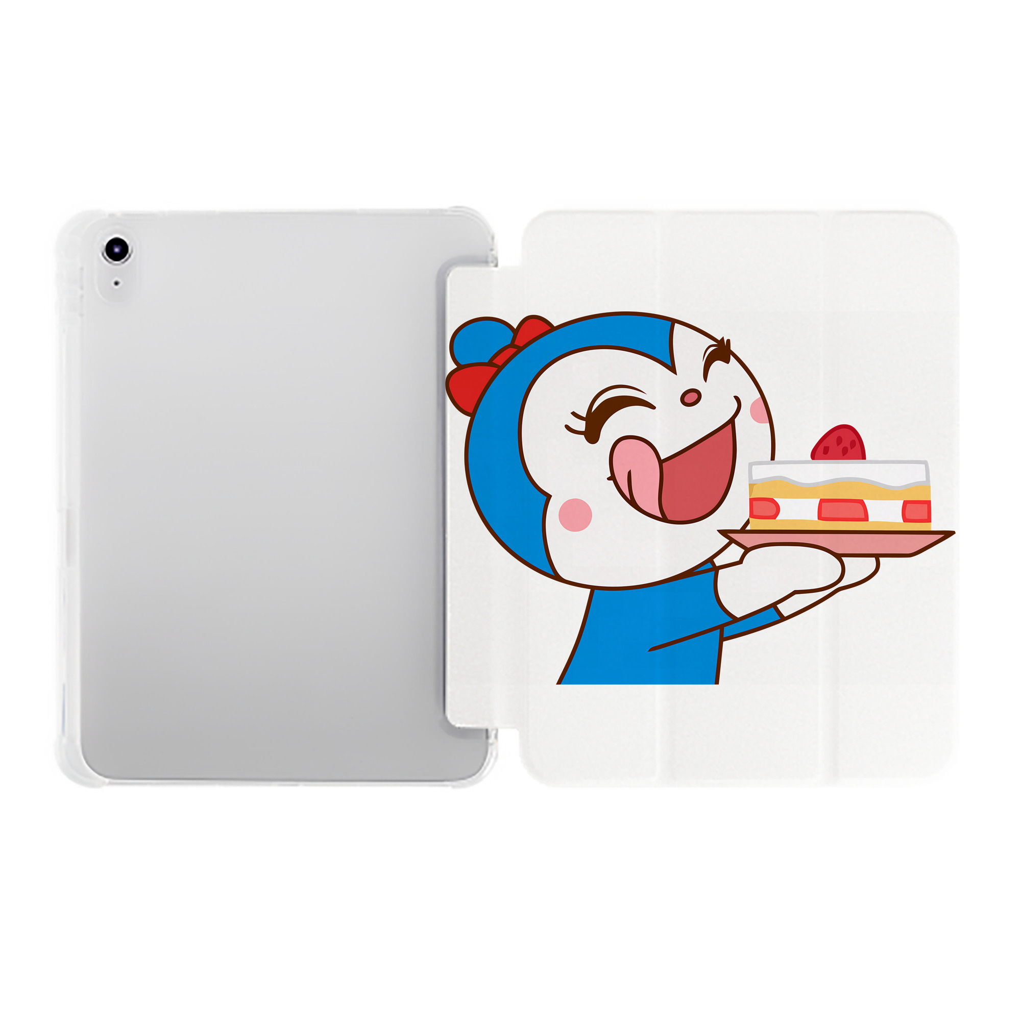 （画像用） アンパンマン Anpanman IPad ケース ペン収納付き 三つ折りスタンド PUレザー×シリコン 対応機種9.5/10.5/10.9インチ